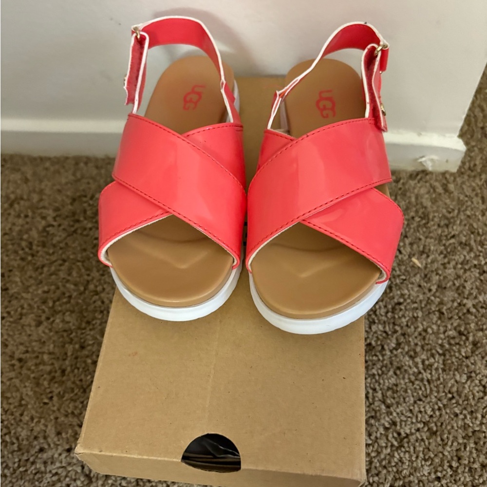 UGG Coral Pink Kids' Sandals